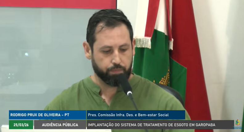 Garopaba Audiência Pública – Implantação do Sistema de Tratamento de Esgoto – 25/03/2026